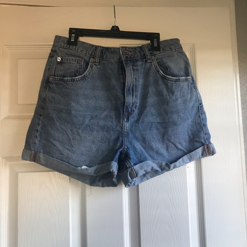 H&M High-Waisted Denim Shorts